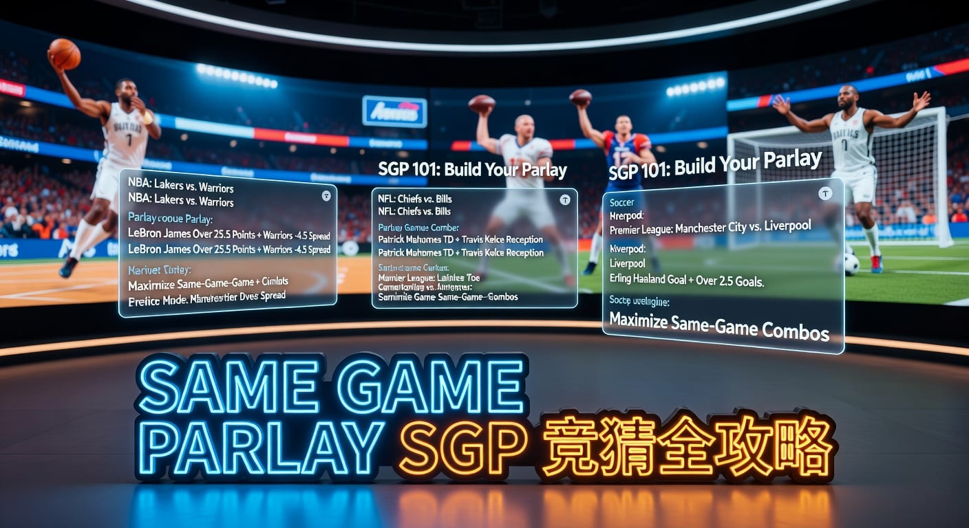 超级过关 same game parlay SGP：组合投注技巧解析