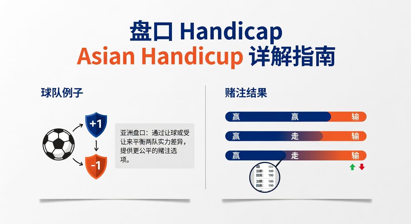 盘口 handicap asian handicap：亚洲盘读法与判断