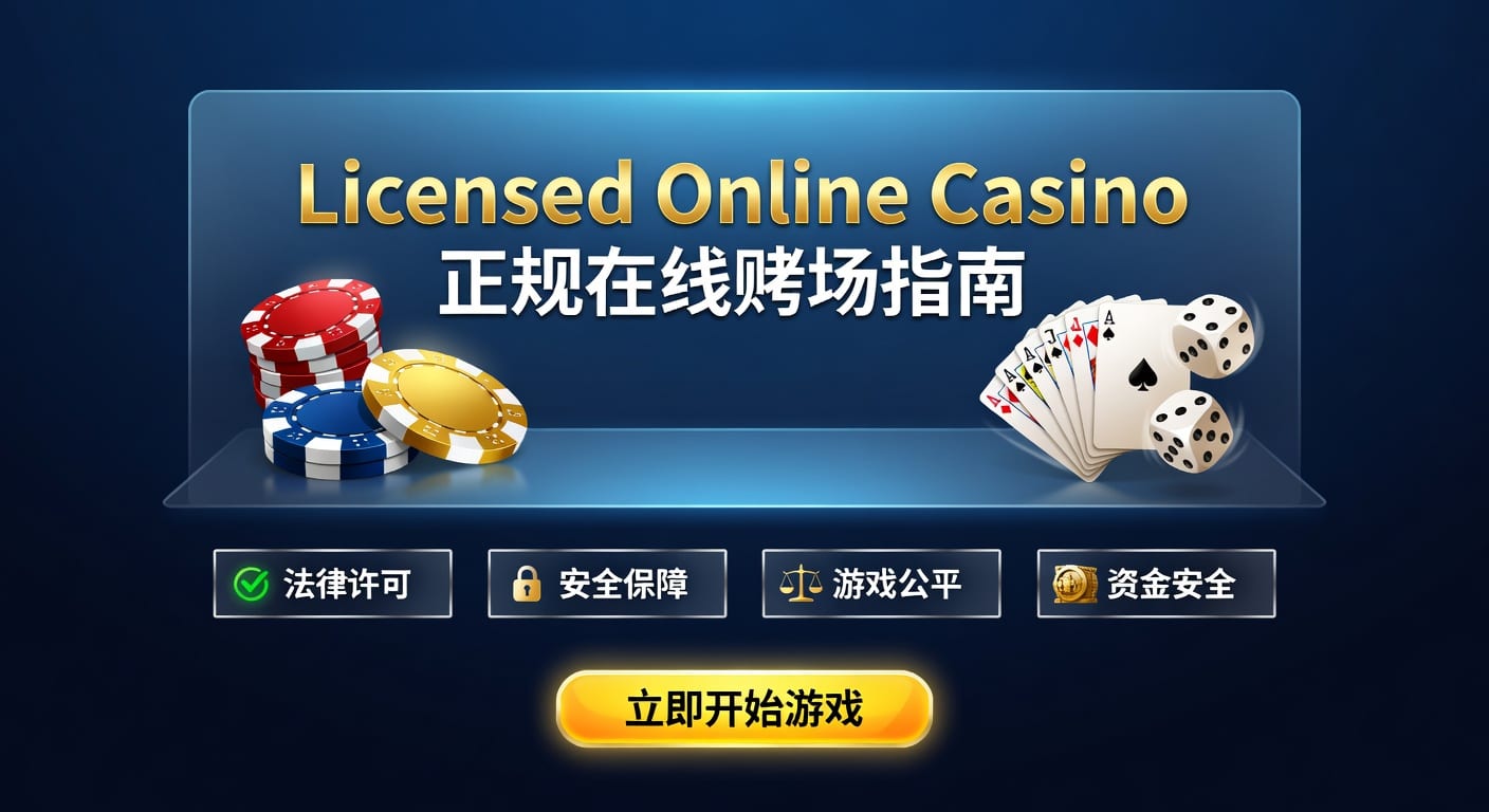 正规在线赌场 licensed online casino：选择与验证指南